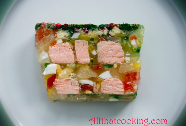 salmon in jelly too