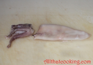 cleaned calamari