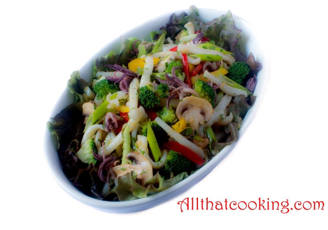 Squid salad